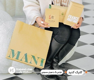 طراحی بگ شاپ مقوایی با هوش مصنوعی
